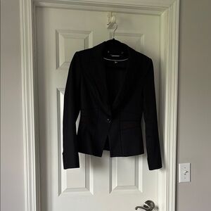 White House Black Market Black Tailored Blazer